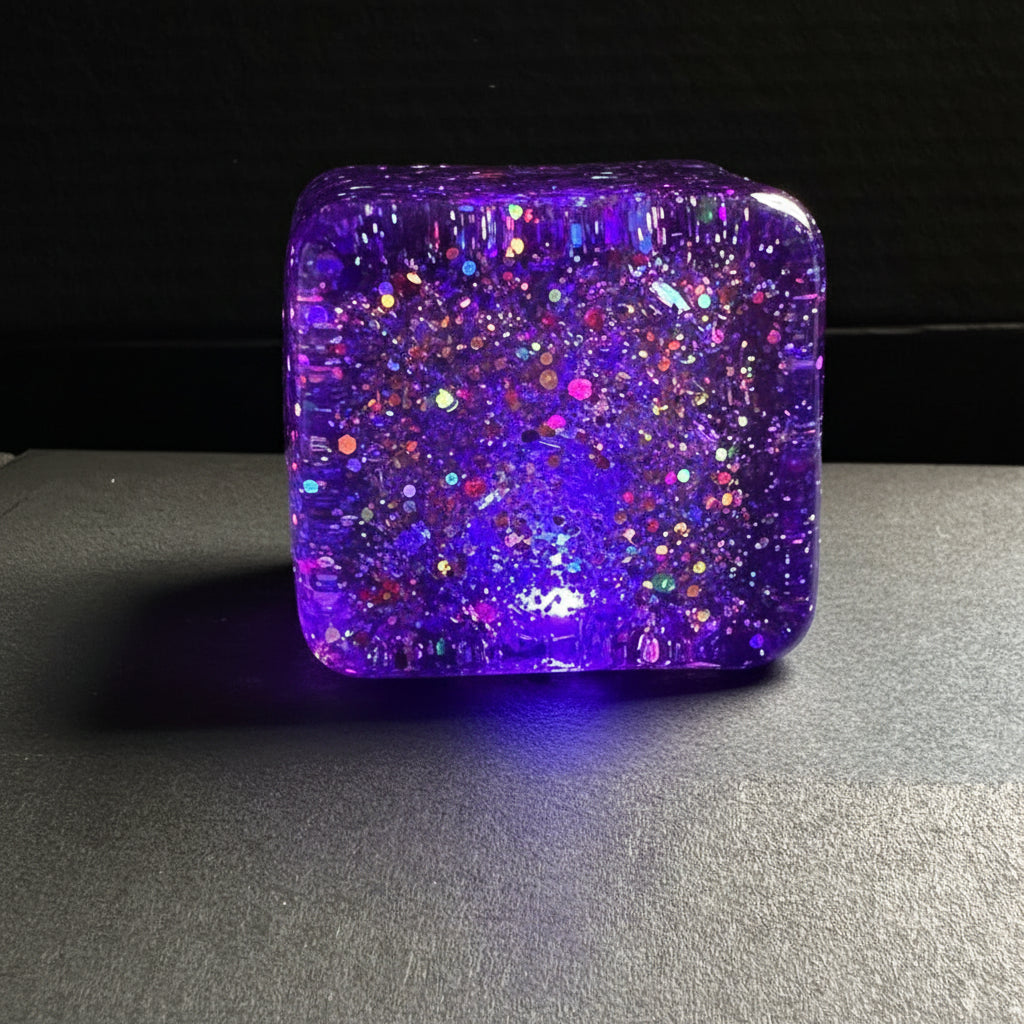 AESTHETIC GLITTER JELLY CUBE