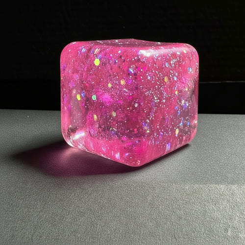 AESTHETIC GLITTER JELLY CUBE